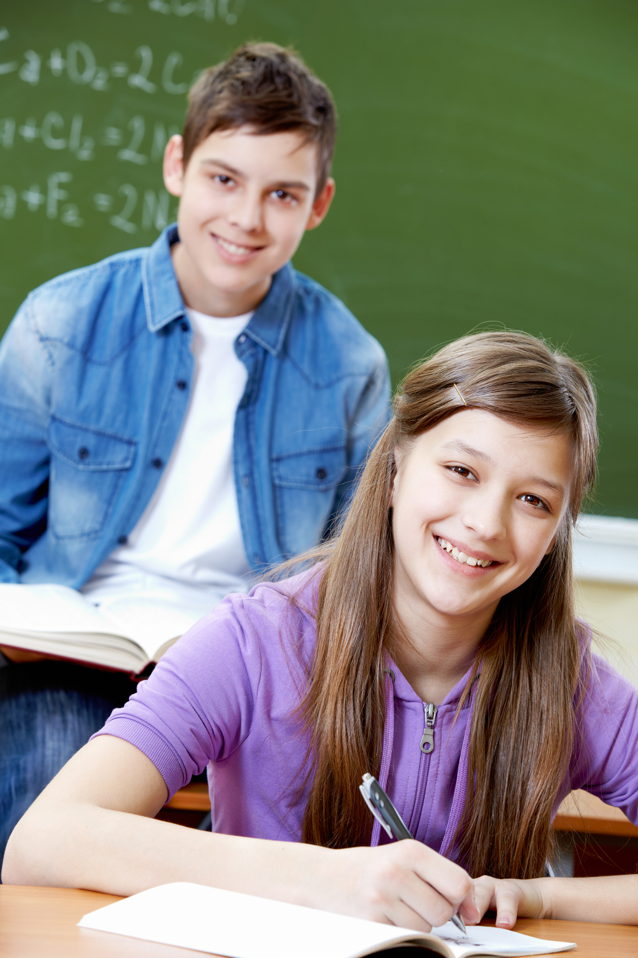 Ivysion student focused during a study session