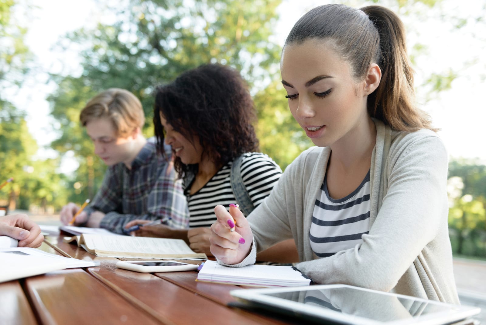 Ivysion students on campus